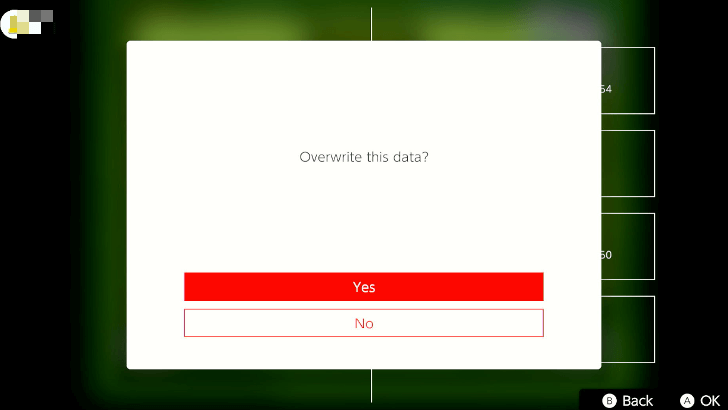 Overwriting Save States