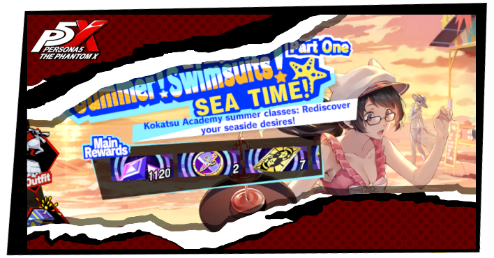 Persona 5 X Summer Swimsuits Sea Time Event