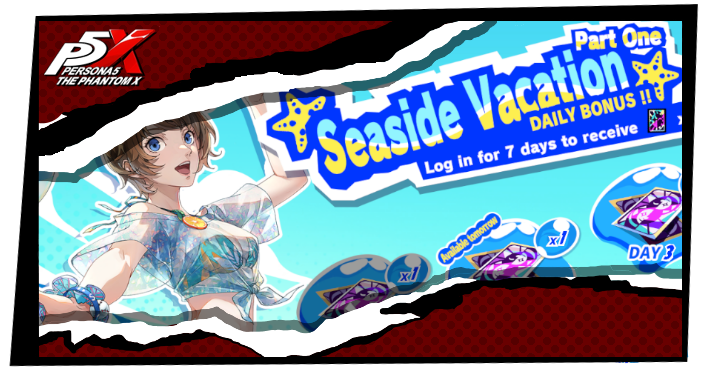Persona 5 X Seaside Vacation Event