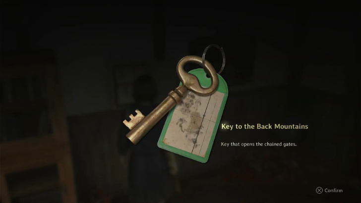 Silent Hill f Key to the Back Mountains Reward