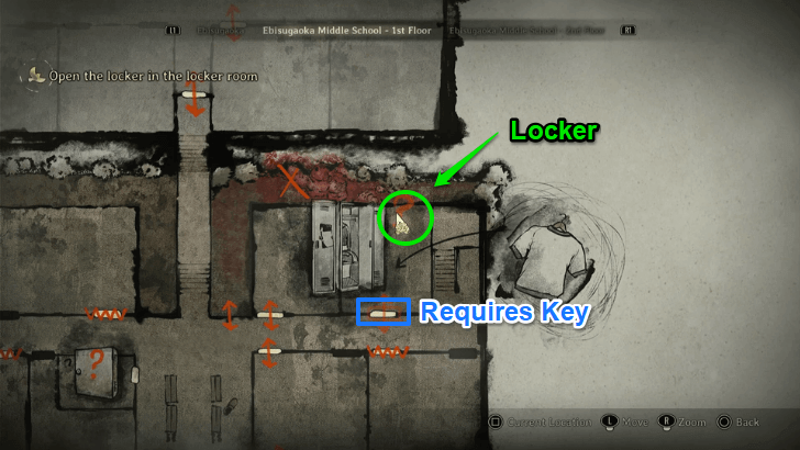 Locker Code Puzzle Location