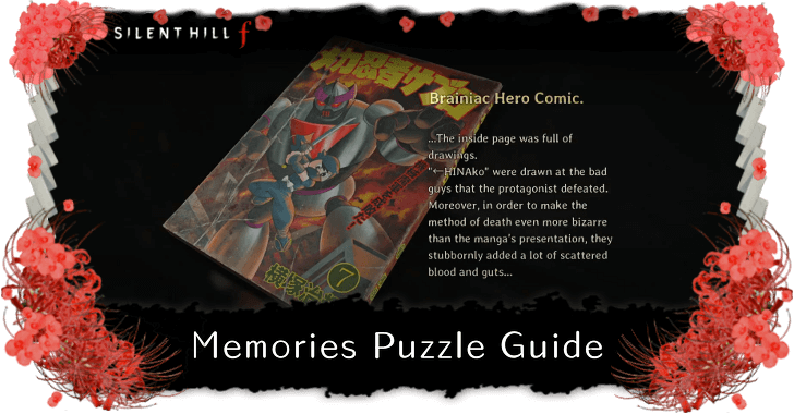 Silent Hill f Memories Puzzle Solution and Guide