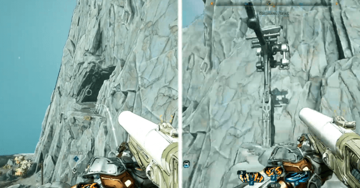 Borderlands 4 - Grappling Hook to Cave