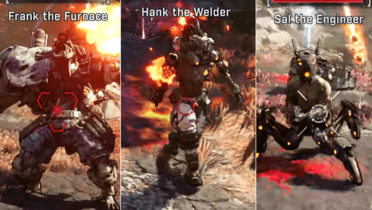 Frank the Furnace, Hank the Welder, Sal the Engineer (Foundry Freaks)