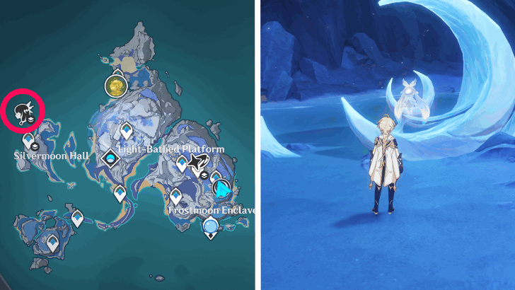 Silvermoon Hall Selenic Chronicles Icon on the Map