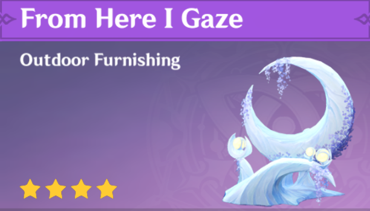 Genshin Impact - How to Get From Here I Gaze Furnishing