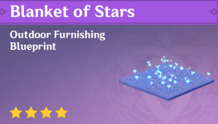 Genshin Impact - How to Get Blanket of Stars Furnishing