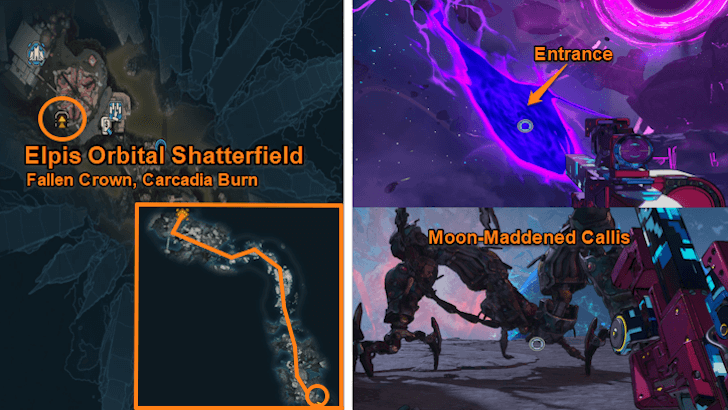 Moon-Maddened Callis location