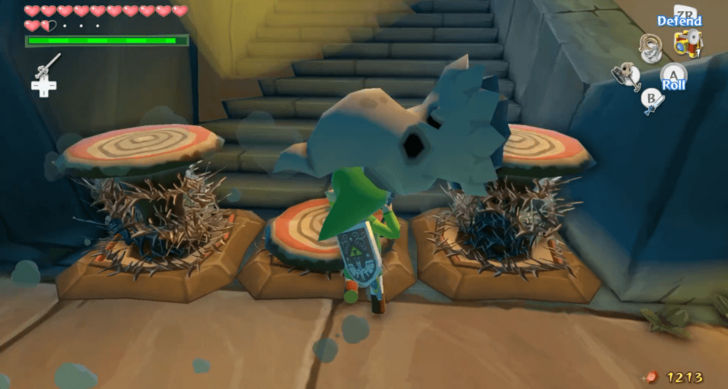 Hammer the Pegs in Front of the Stairs