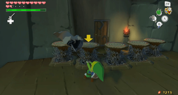 Hammer the Pegs in Front of the Doors