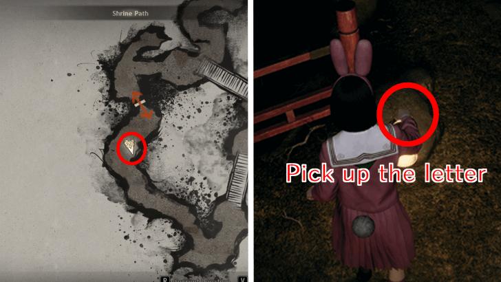 Blood-Stained Letter Location