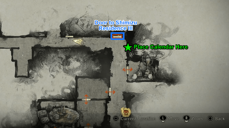 Silent Hill f Second Calendar Placement Location