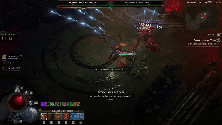 Progress the dungeon and defeat the Fell Council