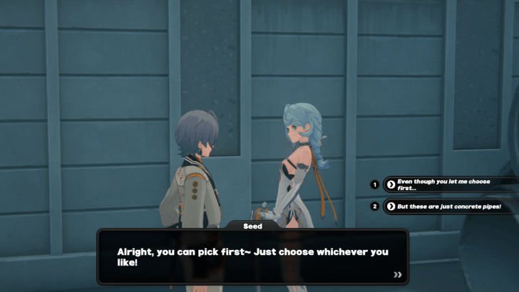 Cramped Hang Out Dialogue Option