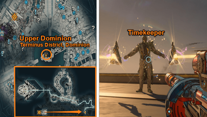 Timekeeper location