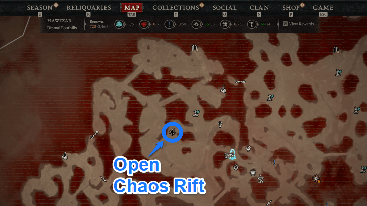 Prioritze Open Chaos Rifts