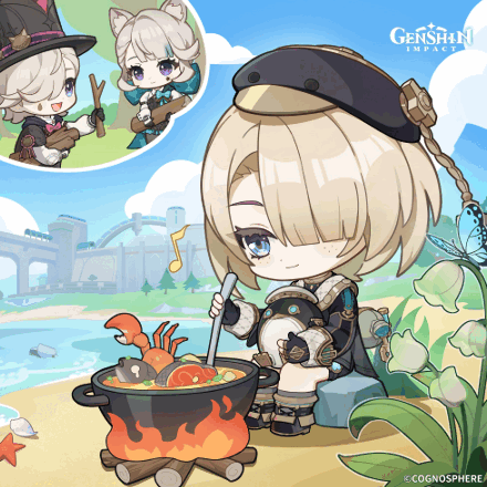 Genshin Impact - Freminet Birthday Art 2025