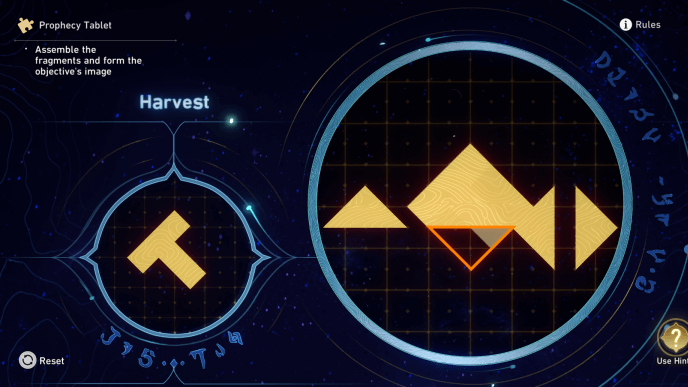 HSR Universal Matrix Prophecy Tablet Solution Step 2