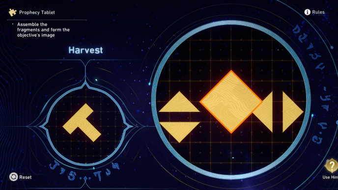 HSR Universal Matrix Prophecy Tablet Solution Step 1