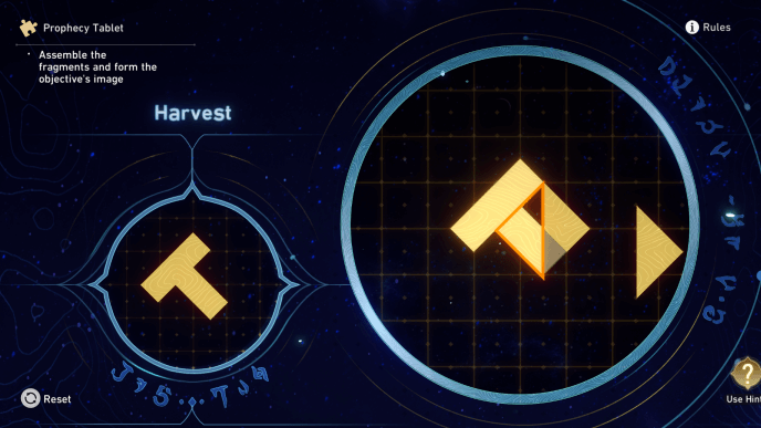 HSR Universal Matrix Prophecy Tablet Solution Step 4