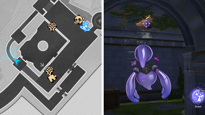 Honkai Star Rail - Radiant Scarwood Grove of Epiphany - Coin of Whimsy 6 Location