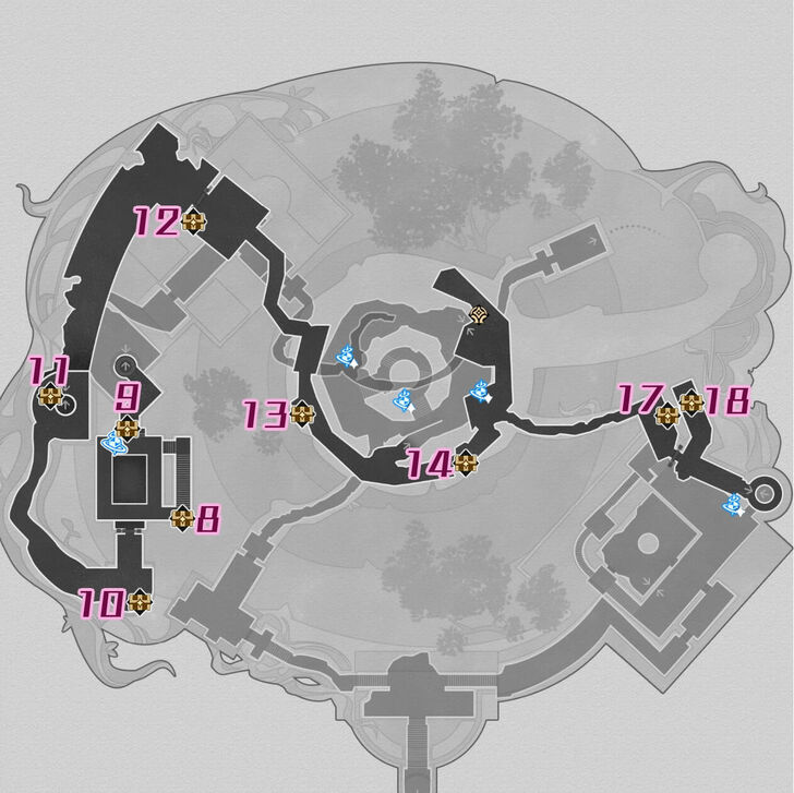 HSR - Radiant Scarwood Grove of Epiphany F2 Chest Map