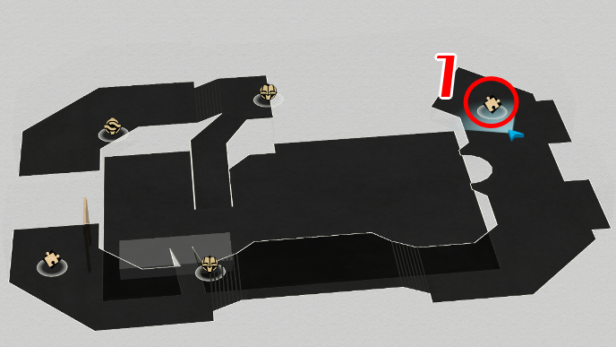 HSR - Universal Matrix Great Tomb of the Nameless Titan F2 Puzzle Room Evernight Golden Scapegoat Location