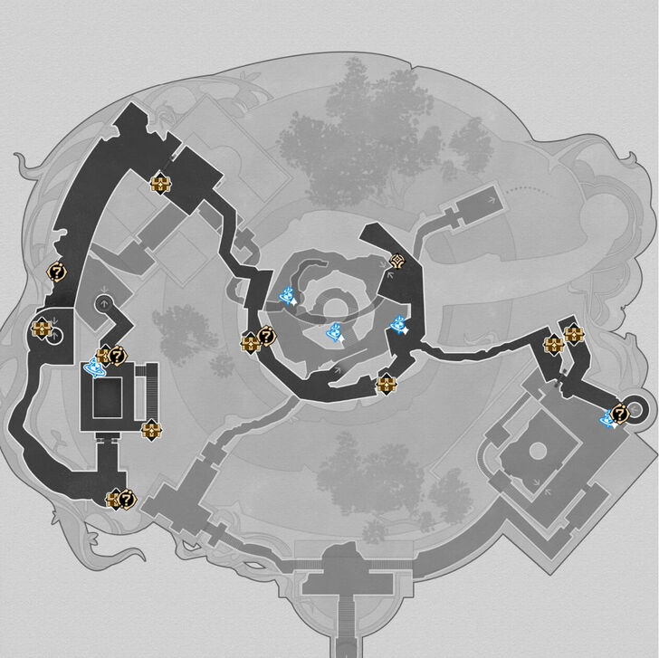 HSR - Radiant Scarwood Grove of Epiphany F2 Map