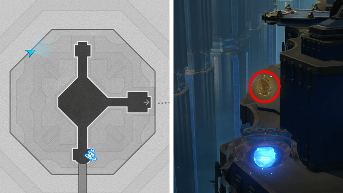 Honkai Star Rail - Universal Matrix Great Tomb of the Nameless Titan - Coin of Whimsy 2 Location