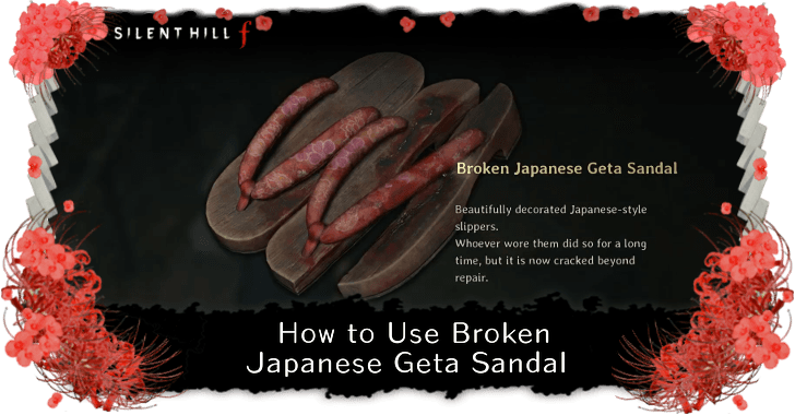 Silent Hill f  Broken Japanese Geta Sandal