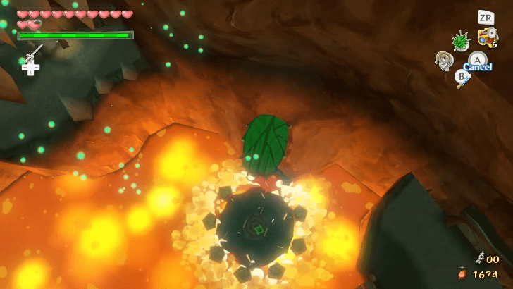 Deku Leaf to Platform