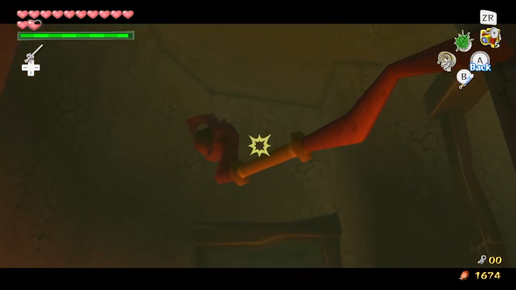 Grappling Hook to Tingle Statue