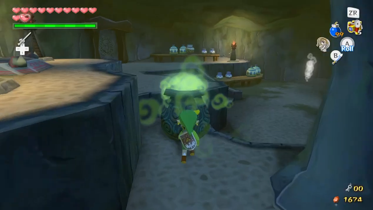 Dragon Roost Cavern Warp Pot