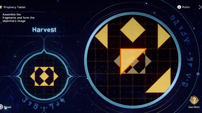 Radiant Scarwood Prophecy Tablet Step 1