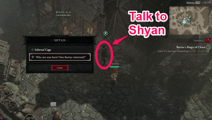 Talk to Shyan at Yelesna