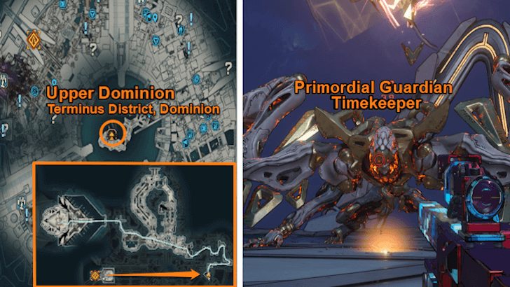 Primordial Guardian Timekeeper location