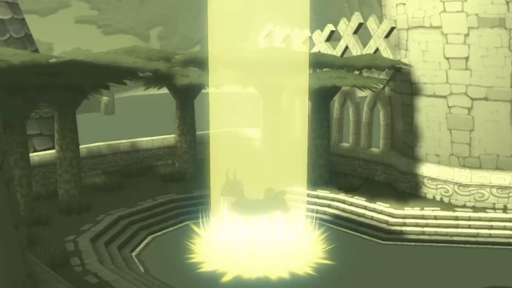 Light at at Hyrule Castle