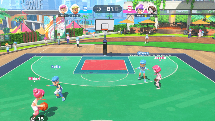 Switch Sports - Basketball Sample Image