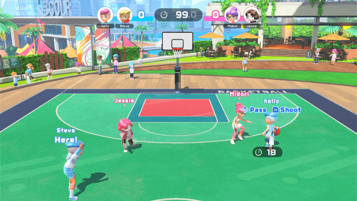 Switch Sports - Basketball Two-on-Two