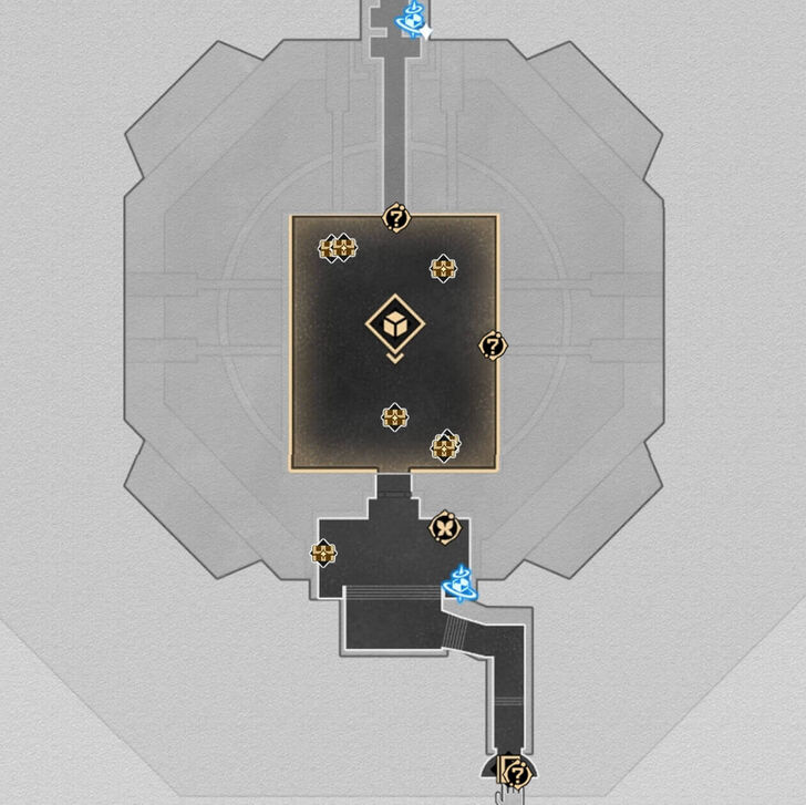 HSR - Universal Matrix F2 Center Map