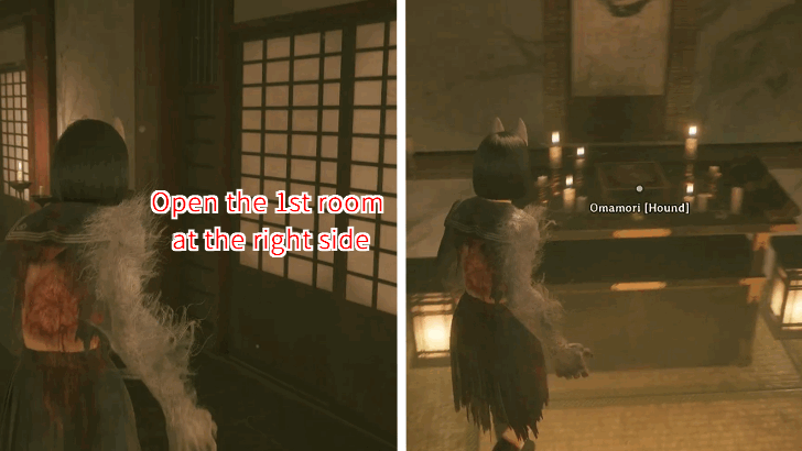 Omamori Hound Split Location