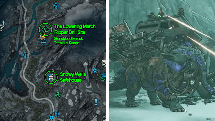 Found in The Lowering March Ripper Drill Site