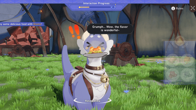 HSR Nice Weather for Dromases Event - Interaction Feeding