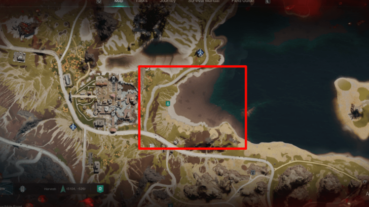 East of Mousevill Map