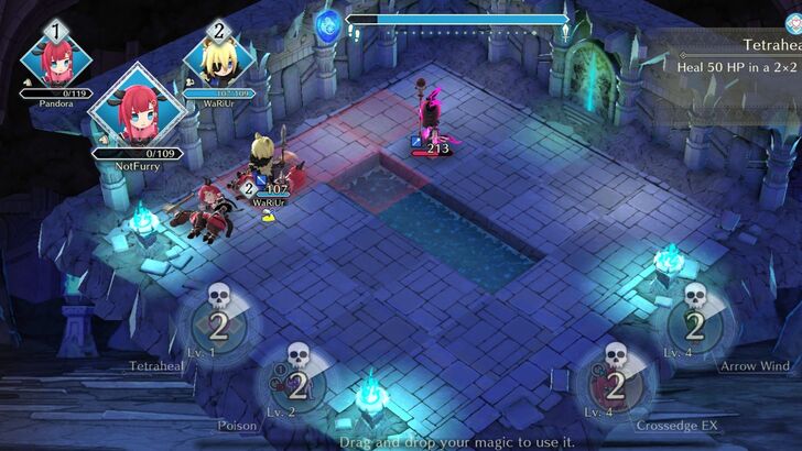 Fire Emblem Shadows Gameplay Example