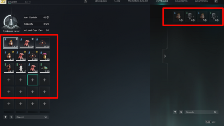 Equip Deviations in Symbiosis