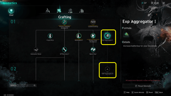 Once Human - Exp Aggregator Memetic