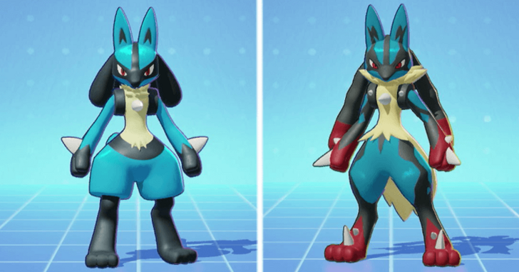 Pokemon UNITE - Lucario and Mega Lucario.png