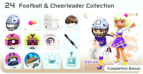 Switch Sports Football and Cheerleader Collection