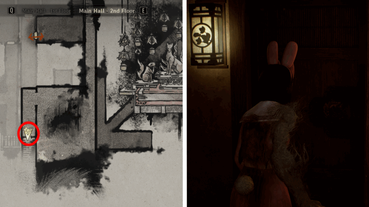 Silent Hill f- Inari Door 3 Location